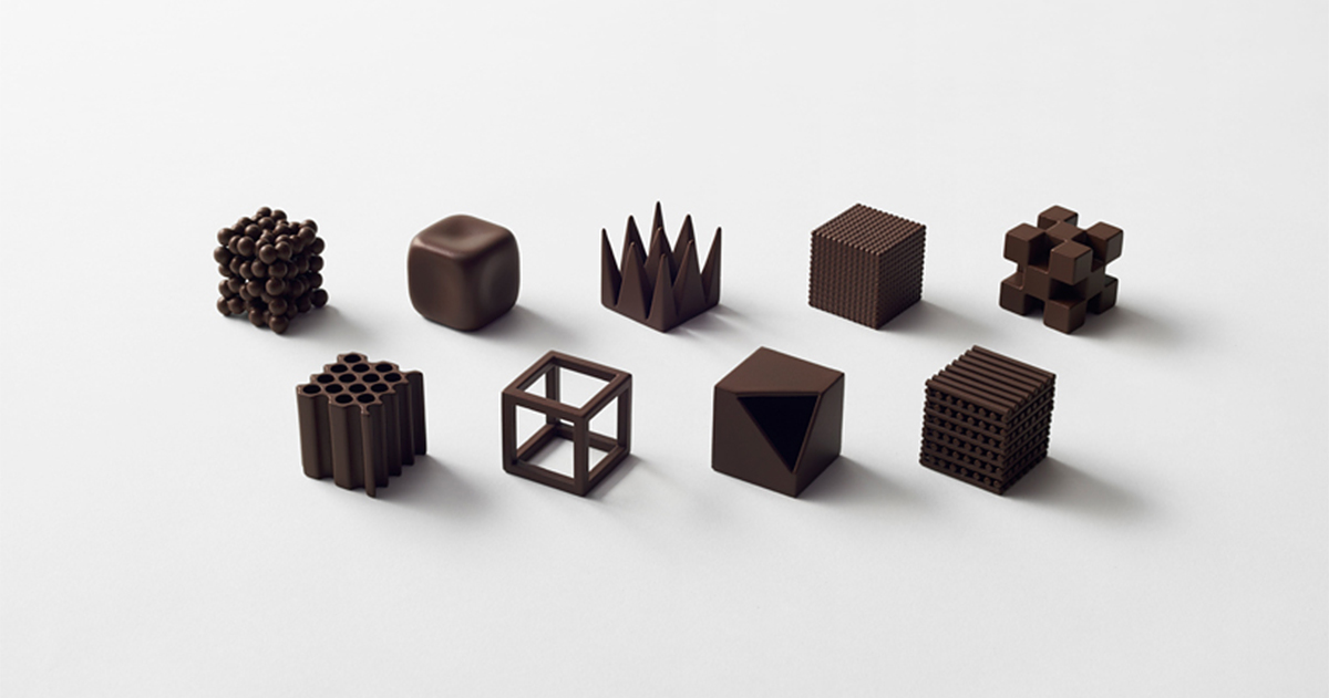 Chocolatexture: 9 Bricks Of Chocolate That Represent