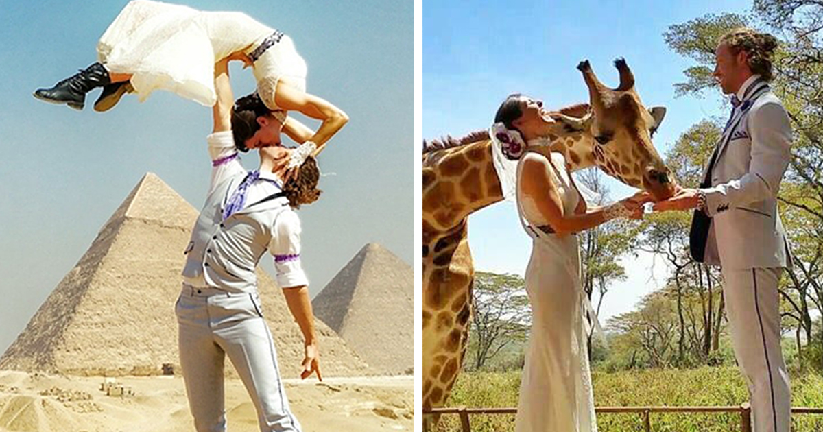 Couple Travels The World To Get Married In 38 Different Places Around