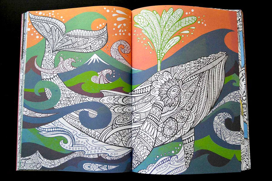 Adult & Teen Advanced Colouring Books – Stress Relief Art Therapy Patterns, Animals, Nature, Doodles – By Martello UK
