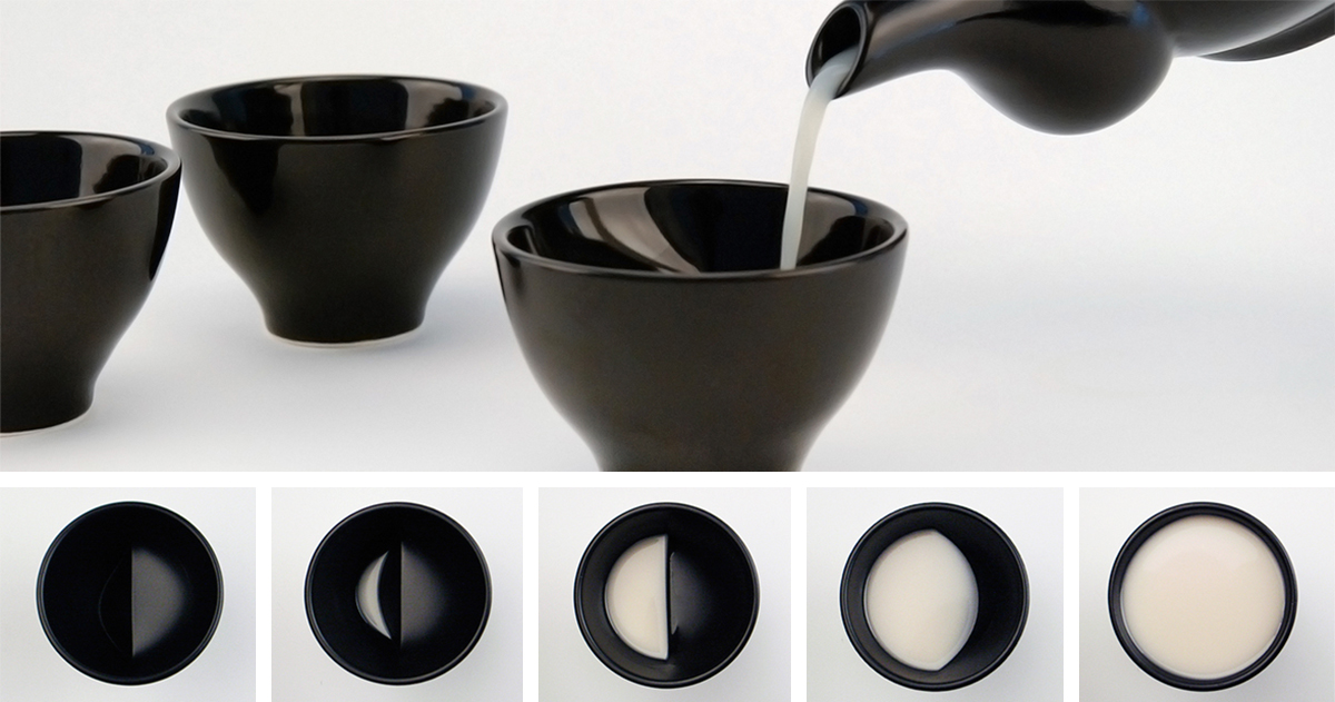 This Glass Shows All The Moon's Phases While You Drink DeMilked