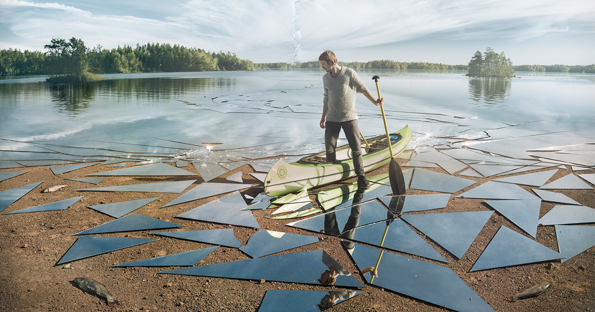 Photographer Used 17 Square Meters Of Mirror To Take This Stunning Shot
