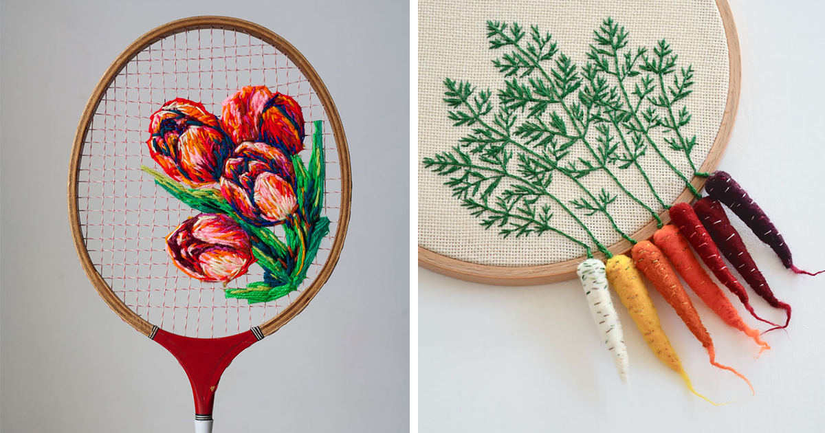 Embroidery art like youve never seen before 20 pics demilked Embroidery art like youve never seen before 20 pics demilked