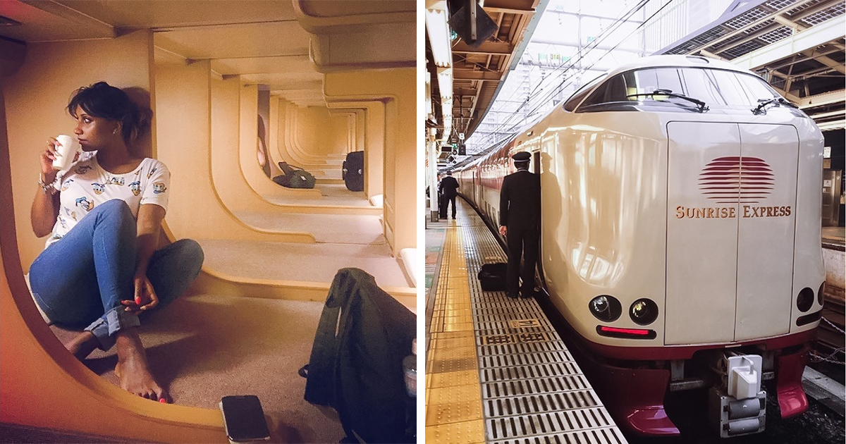 People Are Amazed By Japan's Sleeper Trains That Are Equipped With
