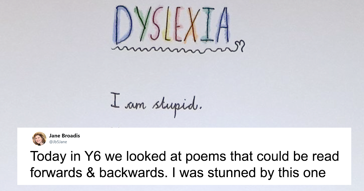 This 10 Year Old Student Wrote A Poem About Dyslexia That Can Be Read this-10-year-old-student-wrote-a-poem-about-dyslexia-that-can-be-read
