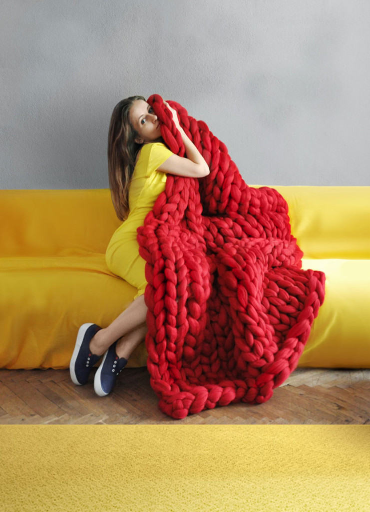 Chunky HandKnit Blankets For Giants That Also Work For Humans DeMilked