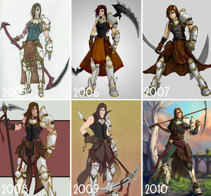 10 Before And After Drawings Prove That Practice Makes Perfect | DeMilked