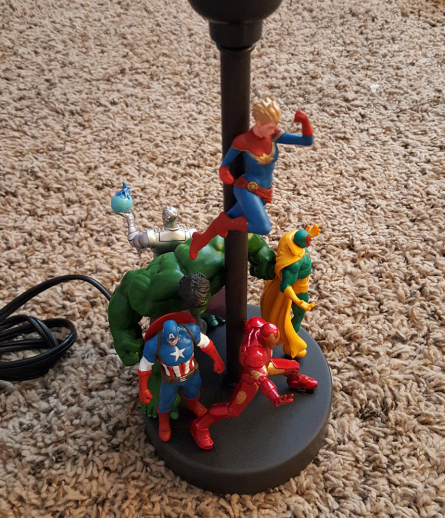 DIY Project Lamp Made From Cheap Action Figures DeMilked