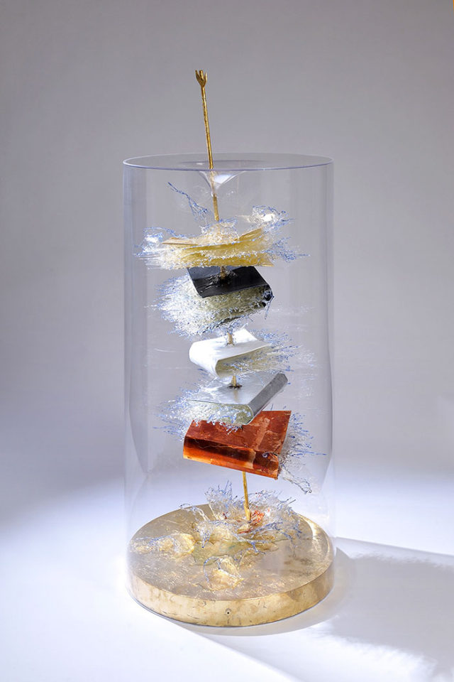 Sculpture Exploding Exploding Books, Incredible Resin Sculptures Stopped In Time | DeMilked