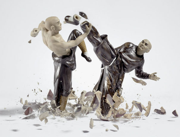 Moment When Porcelain Dolls Shatter On The Ground Looks Like They're In ...