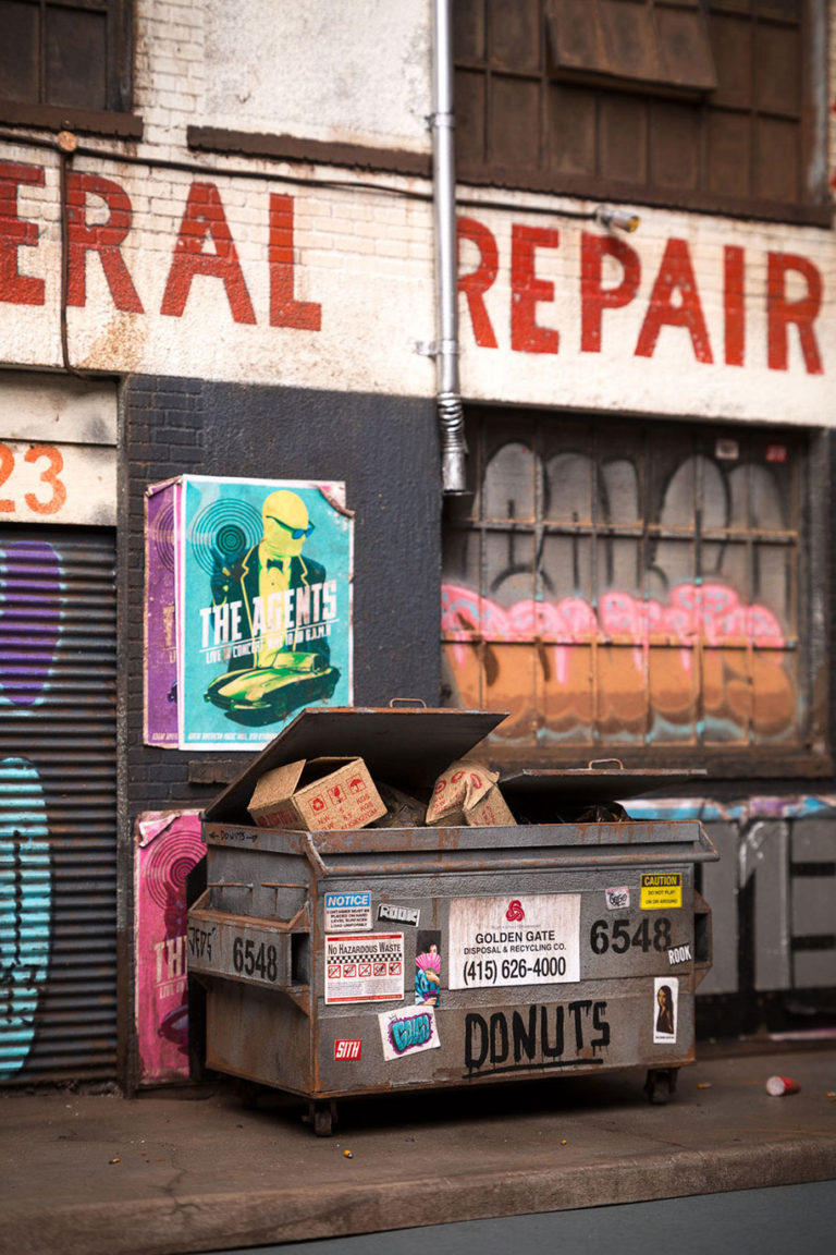 Gritty Urban Miniature Cities With Details So Small You'll Need A ...