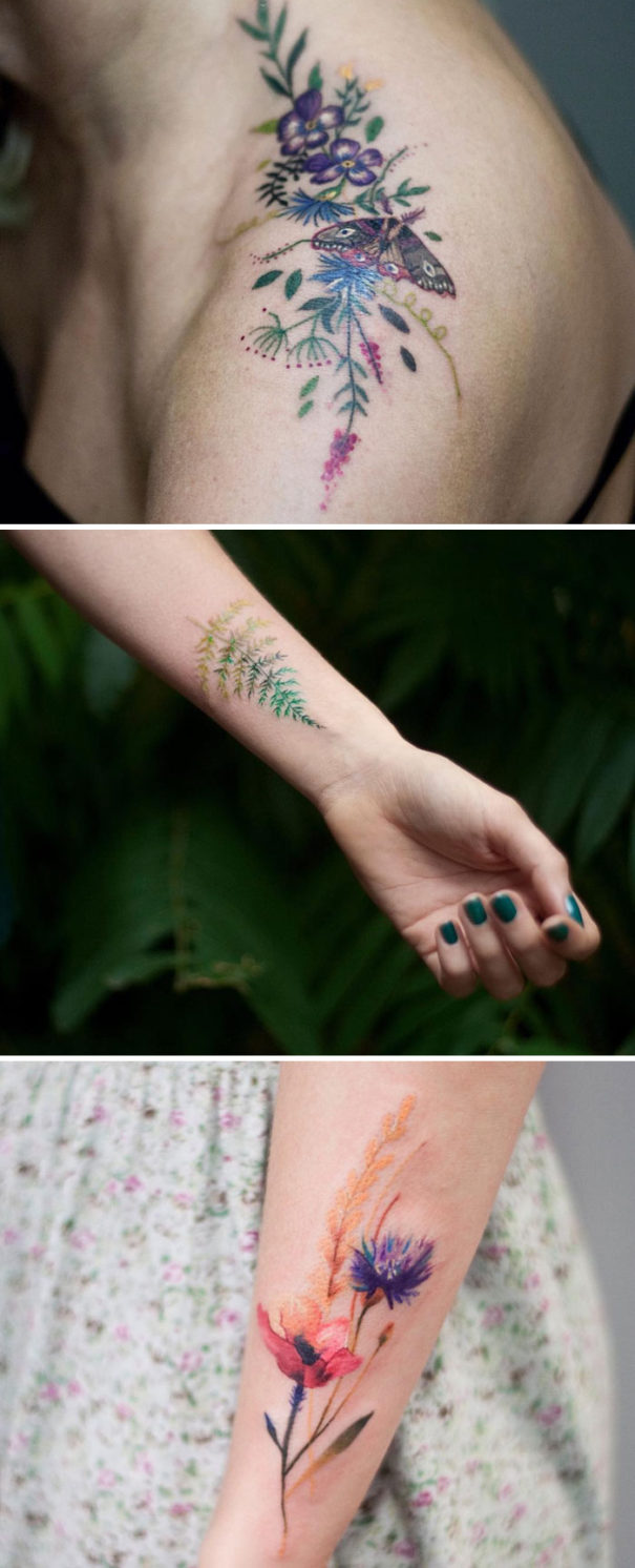 30 Floral Tattoo Artists You Could Trust Your Skin To DeMilked