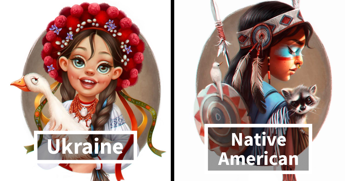 This Artist Reimagined 10 Different Countries As Adorable Cartoon