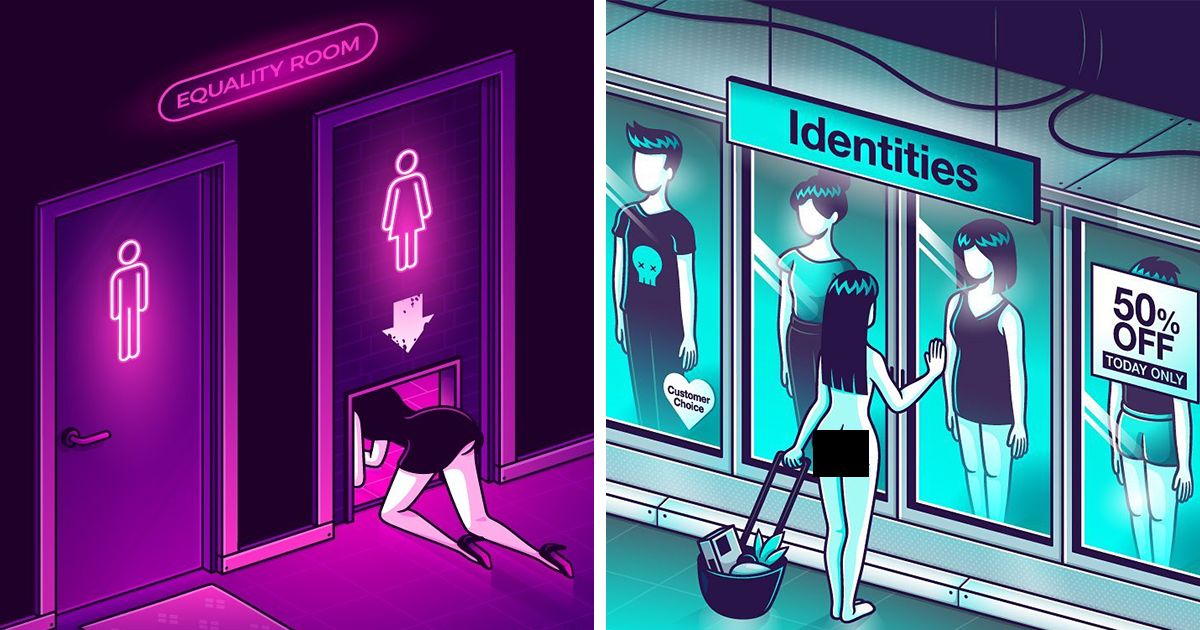 20 Colorful Illustrations With Hidden Meanings By Italian Artist Elia