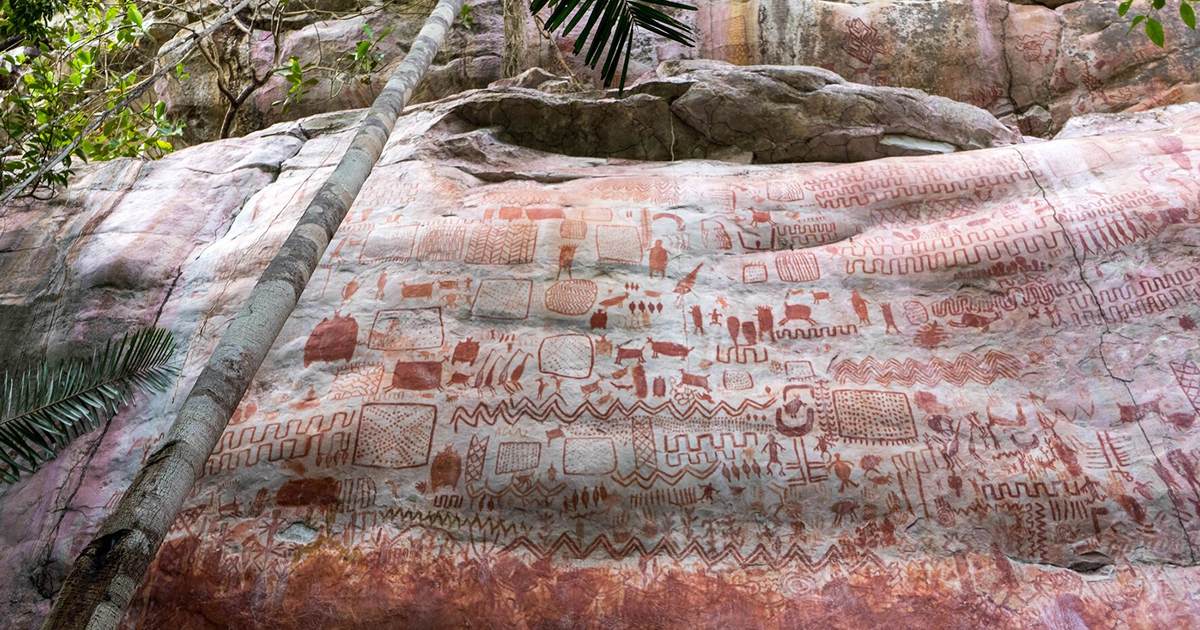 Archaeologists Discover Thousands Of Ancient Cave Paintings Deep Withing The Amazon Rainforest | DeMilked