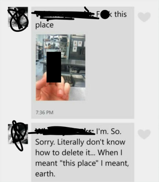20 Times People Accidentally Sent A Private Message To A Group Chat ...