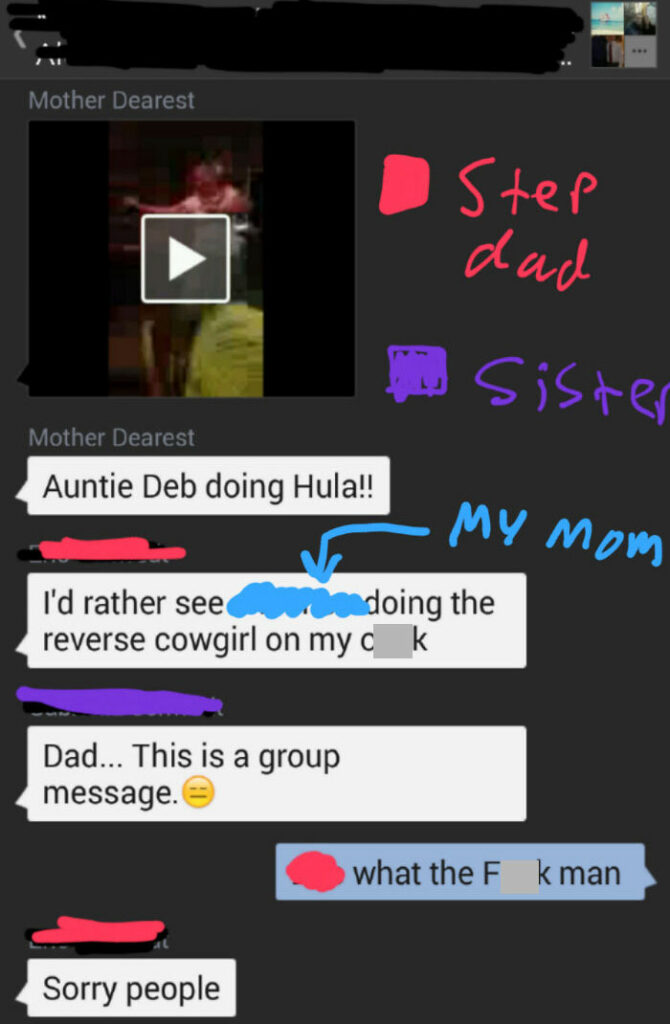 20 Times People Accidentally Sent A Private Message To A Group Chat ...