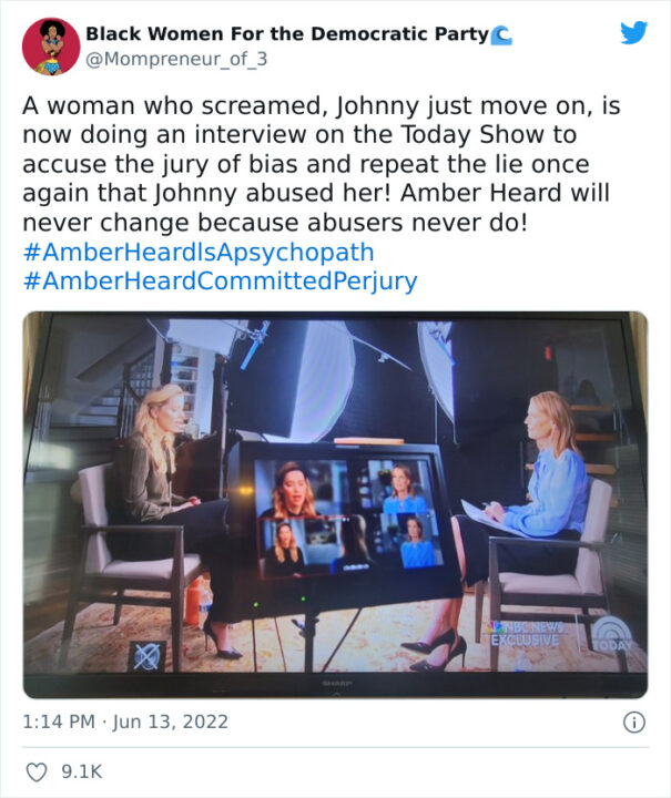 25 Reactions To Amber Heard's First TV Interview Since The Trial Ended