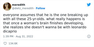 20 Of The Funniest Tweets In Reaction To Leonardo DiCaprio's Recent Breakup | DeMilked