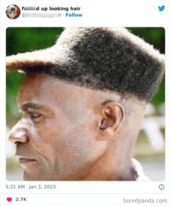 20 Funny And Weird Hairstyles As Shared On This Twitter Page | DeMilked