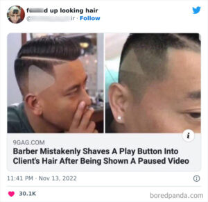 20 Funny And Weird Hairstyles As Shared On This Twitter Page | DeMilked