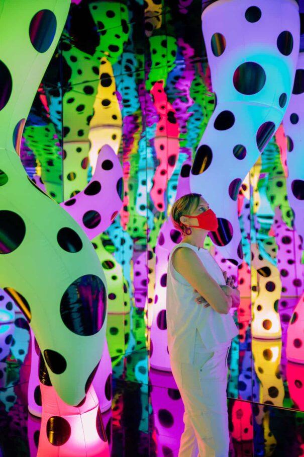 Stunning Tentacles With Giant Polka Dots Exhibited In Yayoi Kusama’s