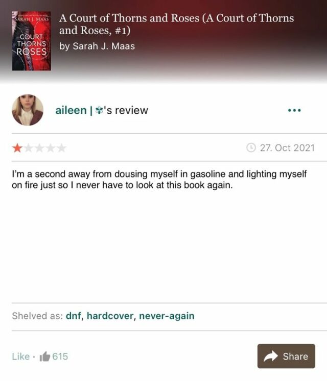 TikToker Goes Viral For Sharing 20 Of Their Fave 1Star Book Reviews