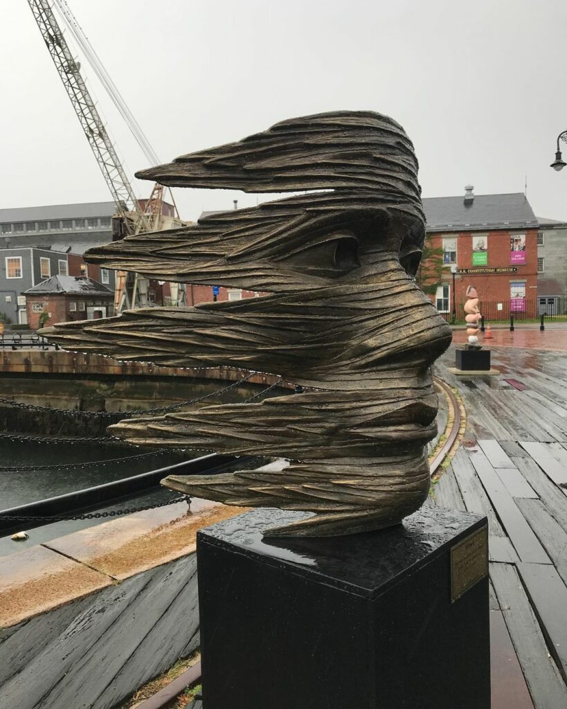 Artist Creates Captivating Sculptures At Boston Harborwalk That