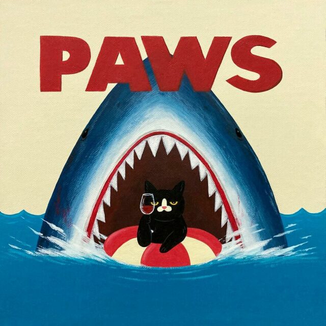 25 Hilarious Illustrations Blend With Black Cat's Candid Charm | DeMilked