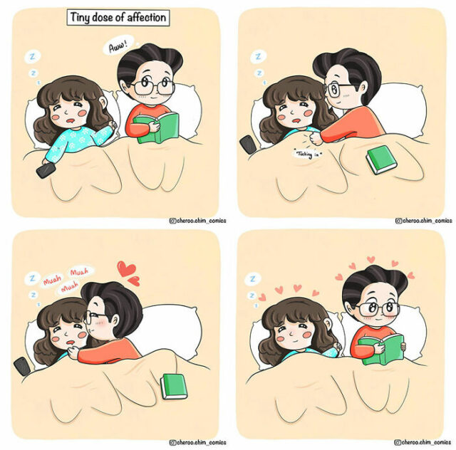 25 Comics About The Adventures Of Cute Couple ‘Cheroo And Chim’ | DeMilked