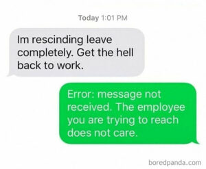 25 Times Someone Quit Their Job Via Text DeMilked