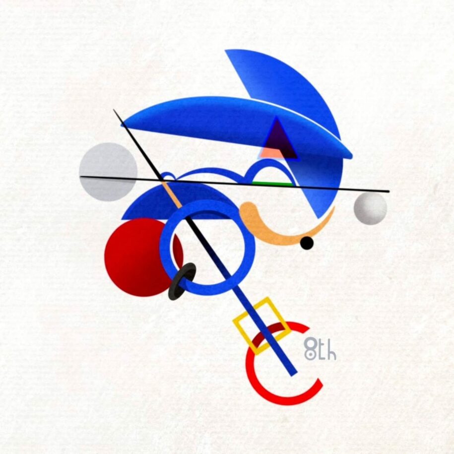 Image showcasing 10 Pop Culture Icons Deconstructed Through Abstract Geometric Prism ...