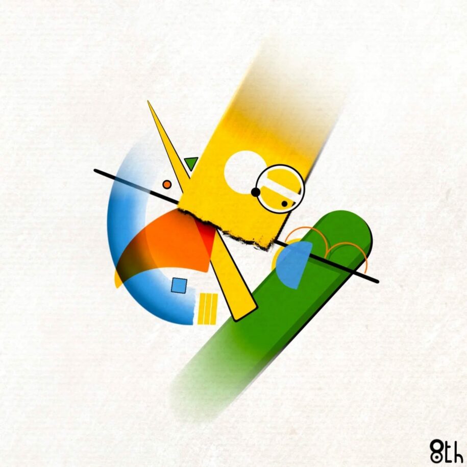 Image showcasing 10 Pop Culture Icons Deconstructed Through Abstract Geometric Prism ...